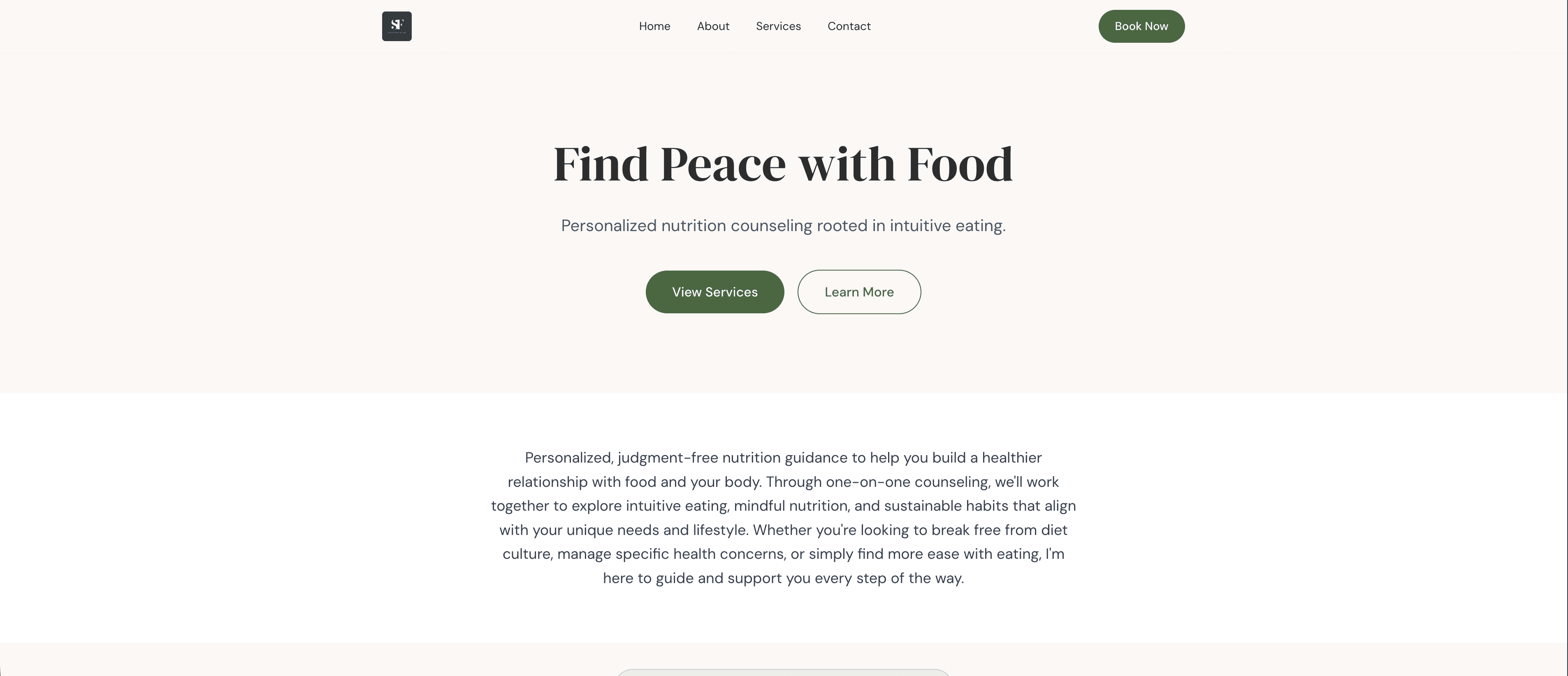 Flynn Nutrition website screenshot
